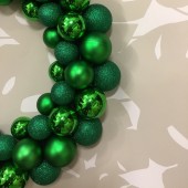 Bauble Wreath - Green 